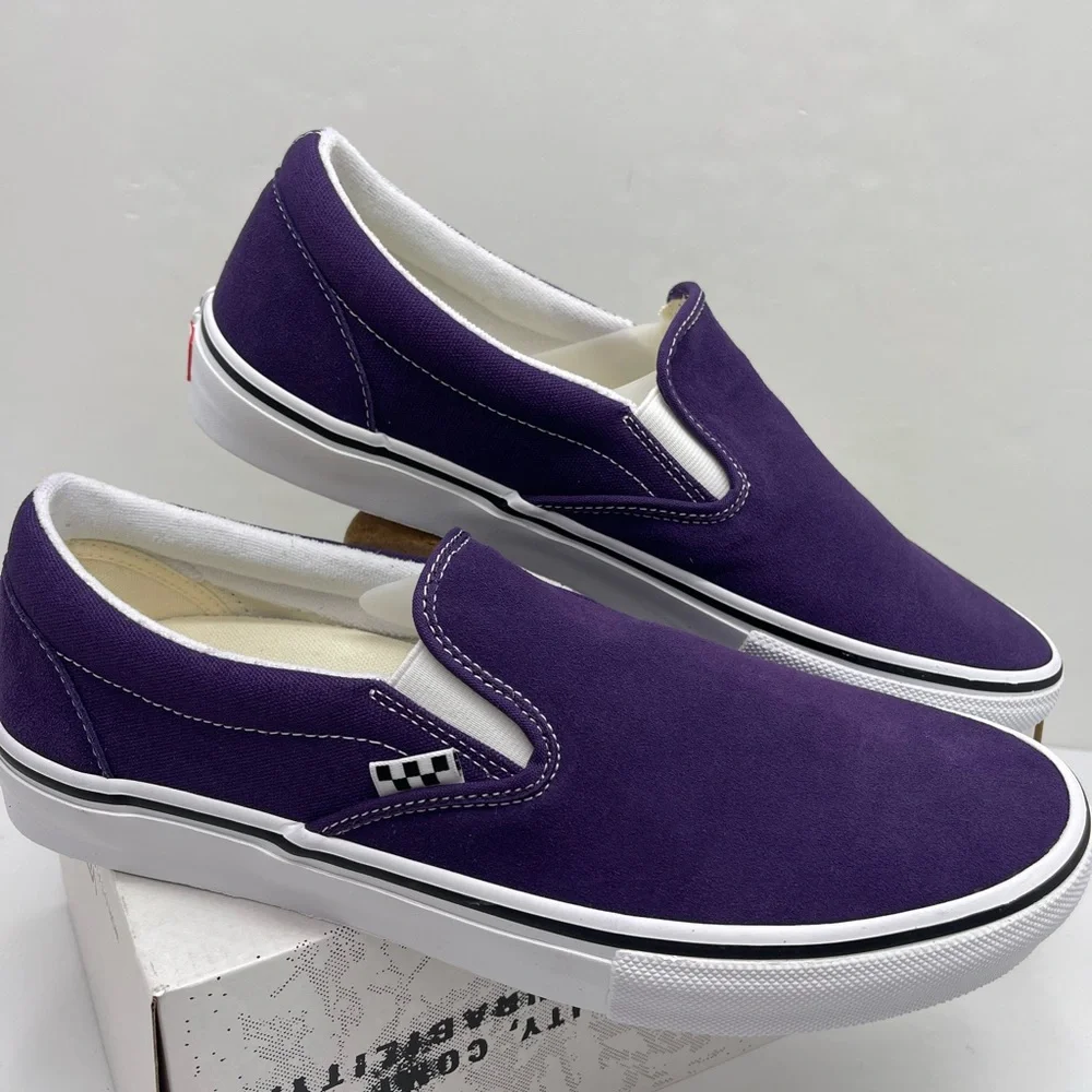 Vans Men’s Classic Purple Skate Slip-On
Purple/Black
VN0A2Z31PCA Sneakers - Picture 9 of 16